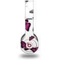 Skin Decal Wrap works with Original Beats Solo HD Headphones Butterflies Purple Skin Only (HEADPHONES NOT INCLUDED)