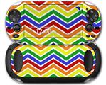 Zig Zag Rainbow - Decal Style Skin fits Sony PS Vita