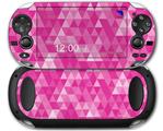 Triangle Mosaic Fuchsia - Decal Style Skin fits Sony PS Vita