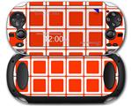 Squared Red - Decal Style Skin fits Sony PS Vita