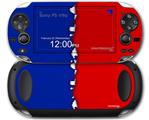 Ripped Colors Blue Red - Decal Style Skin fits Sony PS Vita