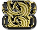 Alecias Swirl 02 Yellow - Decal Style Skin fits Sony PS Vita