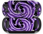 Alecias Swirl 02 Purple - Decal Style Skin fits Sony PS Vita