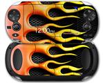 Metal Flames - Decal Style Skin fits Sony PS Vita