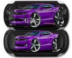 2010 Camaro RS Purple - Decal Style Skin fits Sony PS Vita