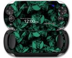 Skulls Confetti Seafoam Green - Decal Style Skin fits Sony PS Vita