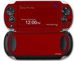 Solids Collection Red Dark - Decal Style Skin fits Sony PS Vita