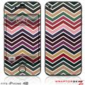 iPhone 4S Skin Zig Zag Colors 02