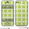 iPhone 4S Skin Squared Sage Green
