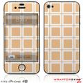 iPhone 4S Skin Squared Peach