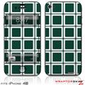 iPhone 4S Skin Squared Hunter Green