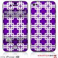 iPhone 4S Skin Boxed Purple