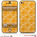 iPhone 4S Skin Wavey Orange