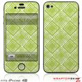 iPhone 4S Skin Wavey Sage Green