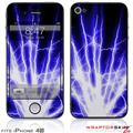 iPhone 4S Skin Lightning Blue