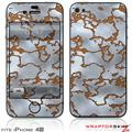 iPhone 4S Skin Rusted Metal
