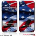 iPhone 4S Skin Ole Glory Bald Eagle