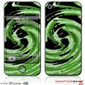 iPhone 4S Skin Alecias Swirl 02 Green