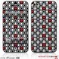 iPhone 4S Skin XO Hearts