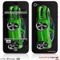 iPhone 4S Skin 2010 Camaro RS Green
