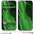 iPhone 4S Skin Mystic Vortex Green