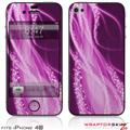 iPhone 4S Skin Mystic Vortex Hot Pink