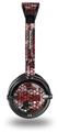 HEX Mesh Camo 01 Red Decal Style Skin fits Skullcandy Lowrider Headphones (HEADPHONES  SOLD SEPARATELY)