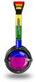 Rainbow Stripes Decal Style Skin fits Skullcandy Lowrider Headphones (HEADPHONES  SOLD SEPARATELY)