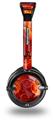 Fire Flower Decal Style Skin fits Skullcandy Lowrider Headphones (HEADPHONES  SOLD SEPARATELY)