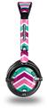 Zig Zag Teal Pink Purple Decal Style Skin fits Skullcandy Lowrider Headphones (HEADPHONES  SOLD SEPARATELY)