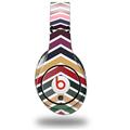 WraptorSkinz Skin Decal Wrap compatible with Original Beats Studio Headphones Zig Zag Colors 02 Skin Only (HEADPHONES NOT INCLUDED)
