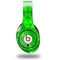 WraptorSkinz Skin Decal Wrap compatible with Original Beats Studio Headphones Triangle Mosaic Green Skin Only (HEADPHONES NOT INCLUDED)