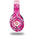 WraptorSkinz Skin Decal Wrap compatible with Original Beats Studio Headphones Wavey Fushia Hot Pink Skin Only (HEADPHONES NOT INCLUDED)