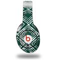 WraptorSkinz Skin Decal Wrap compatible with Original Beats Studio Headphones Wavey Hunter Green Skin Only (HEADPHONES NOT INCLUDED)