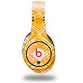 WraptorSkinz Skin Decal Wrap compatible with Original Beats Studio Headphones Wavey Orange Skin Only (HEADPHONES NOT INCLUDED)