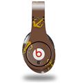 WraptorSkinz Skin Decal Wrap compatible with Original Beats Studio Headphones Anchors Away Chocolate Brown Skin Only (HEADPHONES NOT INCLUDED)