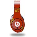 WraptorSkinz Skin Decal Wrap compatible with Original Beats Studio Headphones Anchors Away Red Dark Skin Only (HEADPHONES NOT INCLUDED)