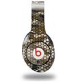 WraptorSkinz Skin Decal Wrap compatible with Original Beats Studio Headphones HEX Mesh Camo 01 Brown Skin Only (HEADPHONES NOT INCLUDED)