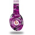 WraptorSkinz Skin Decal Wrap compatible with Original Beats Studio Headphones HEX Mesh Camo 01 Pink Skin Only (HEADPHONES NOT INCLUDED)