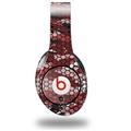 WraptorSkinz Skin Decal Wrap compatible with Original Beats Studio Headphones HEX Mesh Camo 01 Red Skin Only (HEADPHONES NOT INCLUDED)
