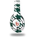 WraptorSkinz Skin Decal Wrap compatible with Original Beats Studio Headphones Houndstooth Hunter Green Skin Only (HEADPHONES NOT INCLUDED)