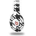 WraptorSkinz Skin Decal Wrap compatible with Original Beats Studio Headphones Houndstooth Dark Gray Skin Only (HEADPHONES NOT INCLUDED)