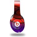 WraptorSkinz Skin Decal Wrap compatible with Original Beats Studio Headphones Alecias Swirl 01 Red Skin Only (HEADPHONES NOT INCLUDED)
