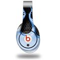 WraptorSkinz Skin Decal Wrap compatible with Original Beats Studio Headphones Metal Flames Blue Skin Only (HEADPHONES NOT INCLUDED)