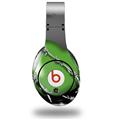 WraptorSkinz Skin Decal Wrap compatible with Original Beats Studio Headphones Barbwire Heart Green Skin Only (HEADPHONES NOT INCLUDED)