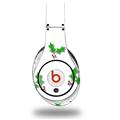WraptorSkinz Skin Decal Wrap compatible with Original Beats Studio Headphones Christmas Holly Leaves on White Skin Only (HEADPHONES NOT INCLUDED)