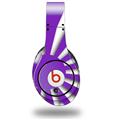 WraptorSkinz Skin Decal Wrap compatible with Original Beats Studio Headphones Rising Sun Japanese Flag Purple Skin Only (HEADPHONES NOT INCLUDED)
