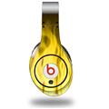 WraptorSkinz Skin Decal Wrap compatible with Original Beats Studio Headphones Fire Yellow Skin Only (HEADPHONES NOT INCLUDED)
