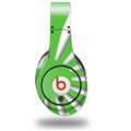 WraptorSkinz Skin Decal Wrap compatible with Original Beats Studio Headphones Rising Sun Japanese Flag Green Skin Only (HEADPHONES NOT INCLUDED)