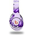 WraptorSkinz Skin Decal Wrap compatible with Original Beats Studio Headphones Petals Purple Skin Only (HEADPHONES NOT INCLUDED)